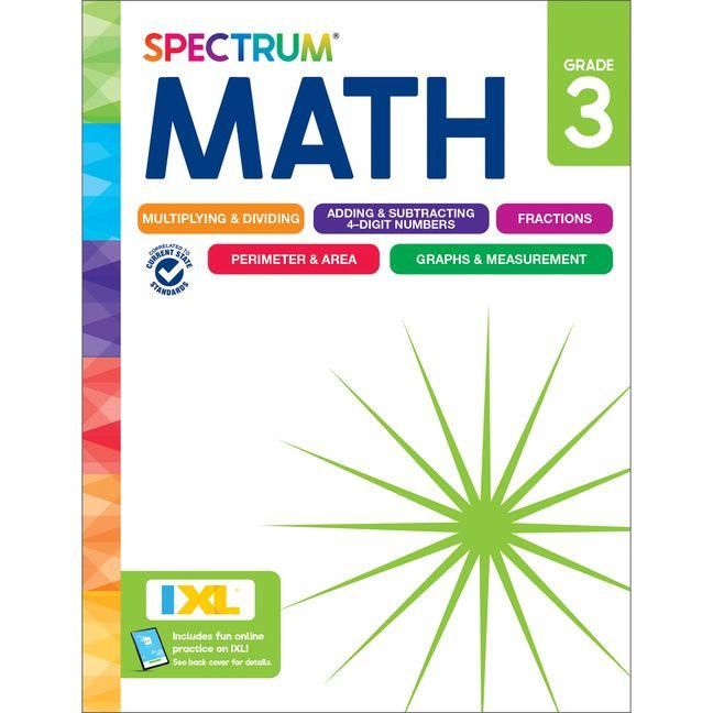 Produktbild: Spectrum Math Workbook, Grade 3