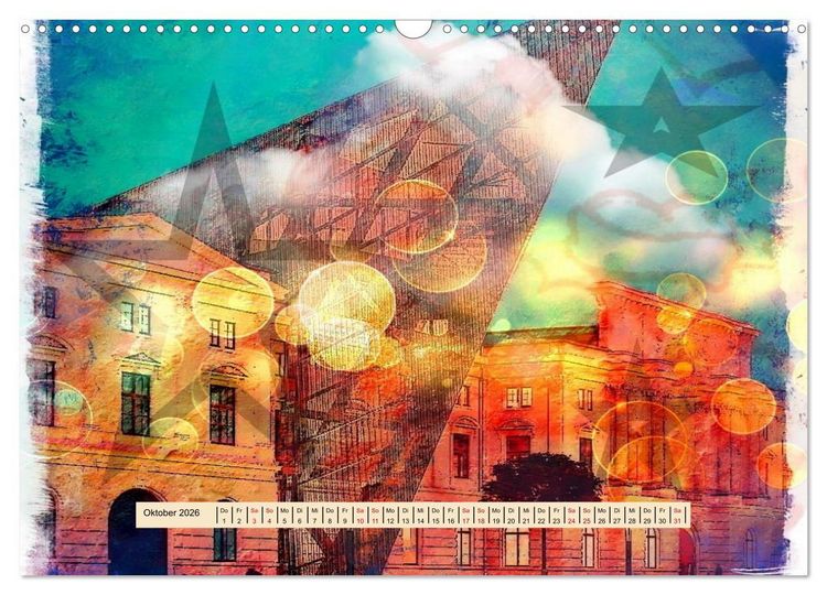Produktbild: Gr&uuml;&szlig;e aus Dresden (Wandkalender 2026 DIN A3 quer), CALVENDO Monatskalender