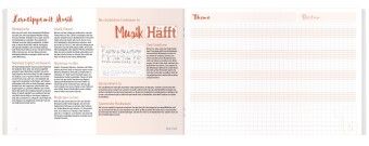 Produktbild: Musik-H&auml;fft Noten A5 quer