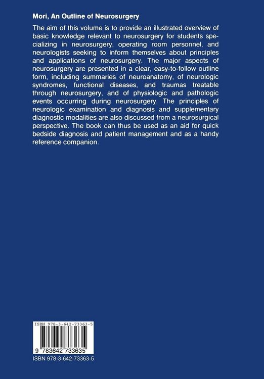 Produktbild: An Outline of Neurosurgery