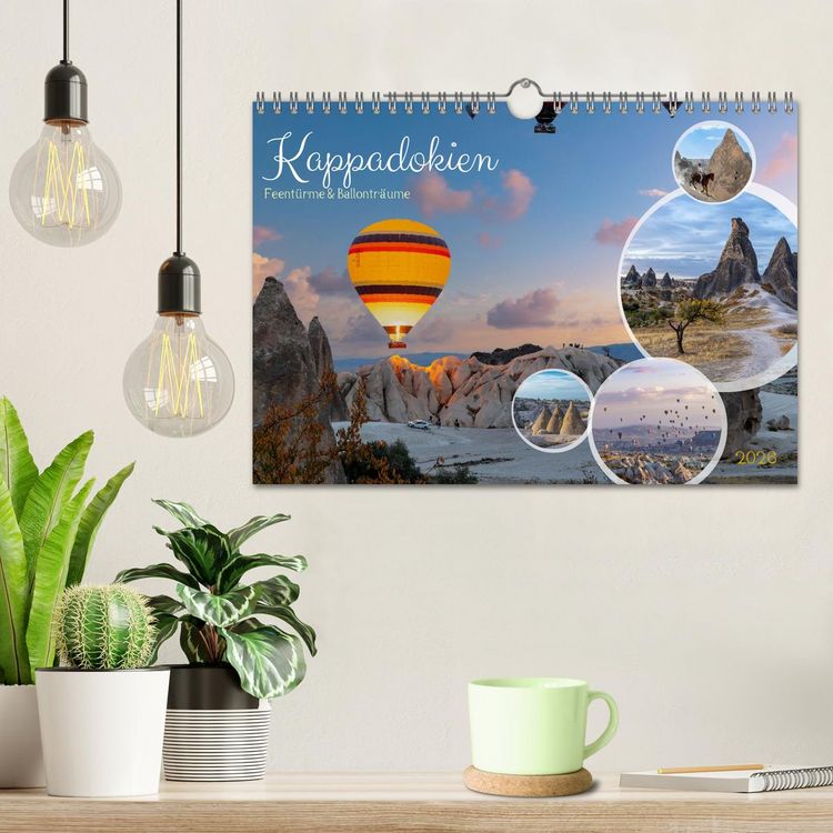 Produktbild: Kappadokien, Feent&uuml;rme und Ballontr&auml;ume (Wandkalender 2026 DIN A4 quer), CALVENDO Monatskalender