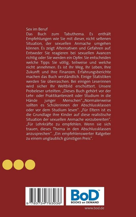 Produktbild: Sexuelle Bel&auml;stigung in Beruf, Studium und Schule