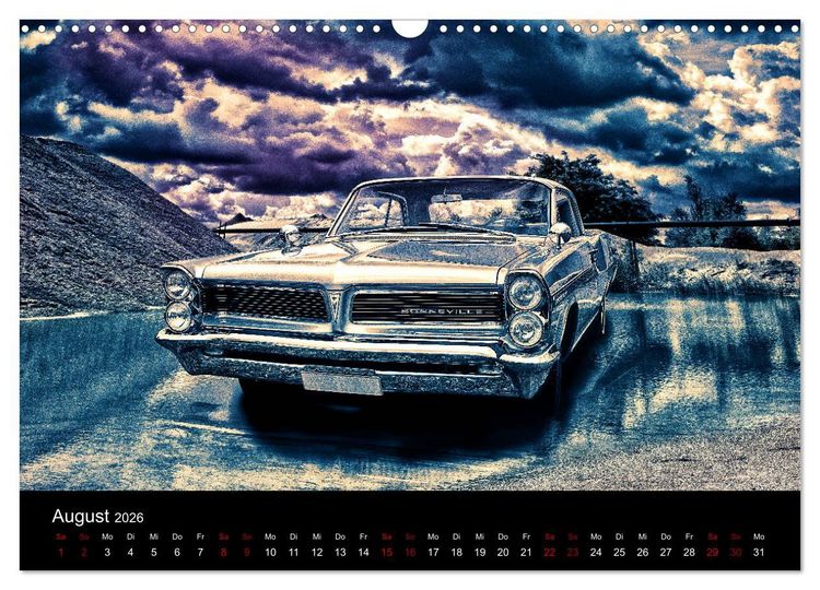 Produktbild: American Automobile (Wandkalender 2026 DIN A3 quer), CALVENDO Monatskalender