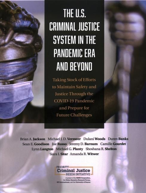Produktbild: U.S. Criminal Justice System in the Pandemic Era and Beyond