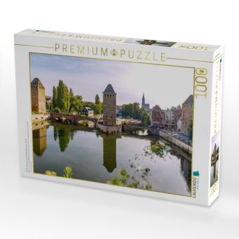 Produktbild: CALVENDO Puzzle Ponts Couverts und la Petite France an der Ill | 1000 Teile Lege-Gr&ouml;&szlig;e 64x48cm Foto-Puzzle f&uuml;r gl&uuml;ckliche Stunden