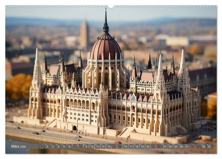 Produktbild: Urlaub in Miniatur (Wandkalender 2026 DIN A2 quer), CALVENDO Monatskalender