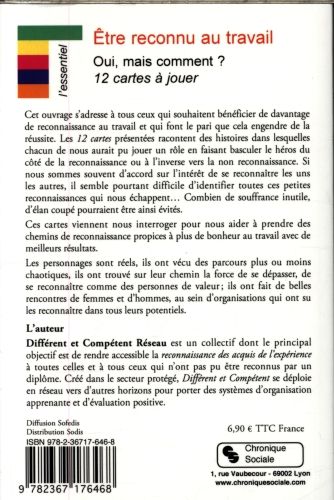 Produktbild: Etre reconnu au travail : oui, mais comment ? : 12 cartes &agrave; jouer