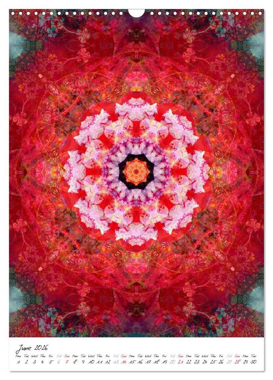 Produktbild: MANDALA COMPOSITIONS (Wall Calendar 2026 DIN A3 portrait), CALVENDO 12 Month Wall Calendar