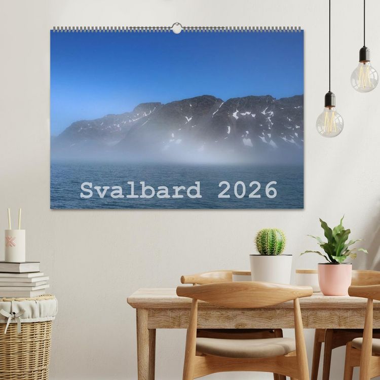 Produktbild: Svalbard 2026 (Wandkalender 2026 DIN A2 quer), CALVENDO Monatskalender