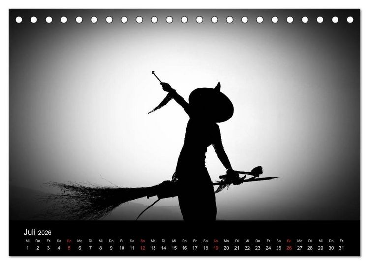 Produktbild: Hexen (Tischkalender 2026 DIN A5 quer), CALVENDO Monatskalender