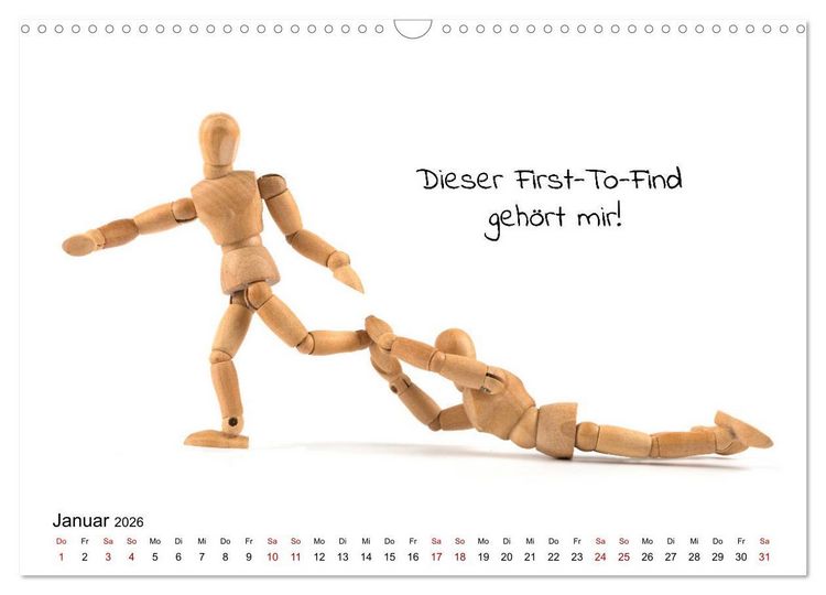 Produktbild: Ich Geocache jetzt (Wandkalender 2026 DIN A3 quer), CALVENDO Monatskalender