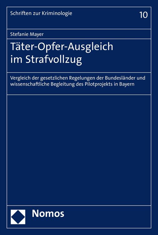 Produktbild: T&auml;ter-Opfer-Ausgleich im Strafvollzug