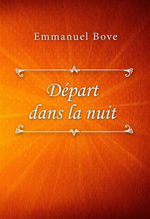 Produktbild: D&eacute;part dans la nuit