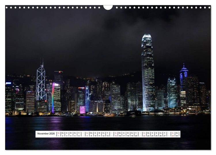 Produktbild: Hong Kong 2026 (Wandkalender 2026 DIN A3 quer), CALVENDO Monatskalender