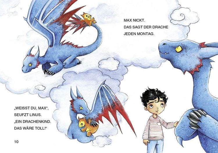 Produktbild: Lesel&ouml;wen 1. Klasse - Das geheimnisvolle Drachenei (Gro&szlig;buchstabenausgabe)