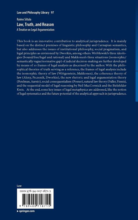 Produktbild: Law, Truth, and Reason