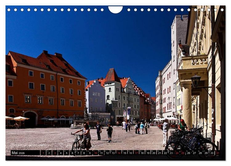 Produktbild: Romantisches Regensburg (Wandkalender 2026 DIN A4 quer), CALVENDO Monatskalender
