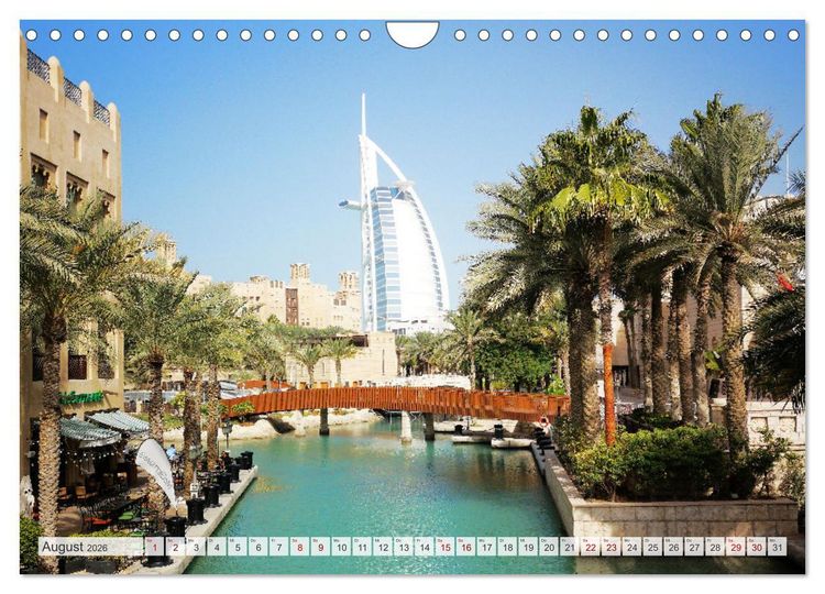 Produktbild: Orient - Manama, Abu Dhabi, Dubai, Maskat (Wandkalender 2026 DIN A4 quer), CALVENDO Monatskalender