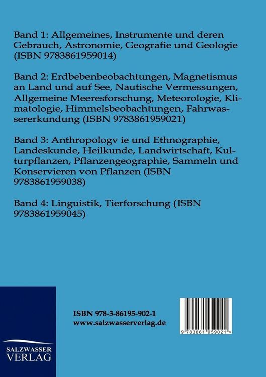 Produktbild: Anleitung zu wissenschaftlichen Beobachtungen auf Reisen