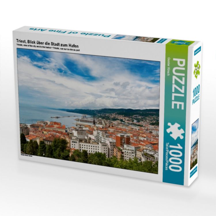 Produktbild: Triest, Blick &uuml;ber die Stadt zum Hafen (Puzzle)