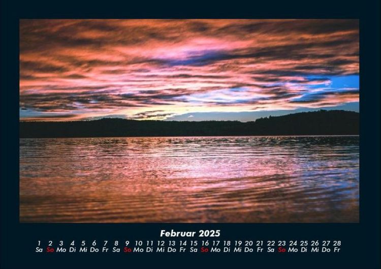 Produktbild: Sonnenuntergang 2025 Fotokalender DIN A4
