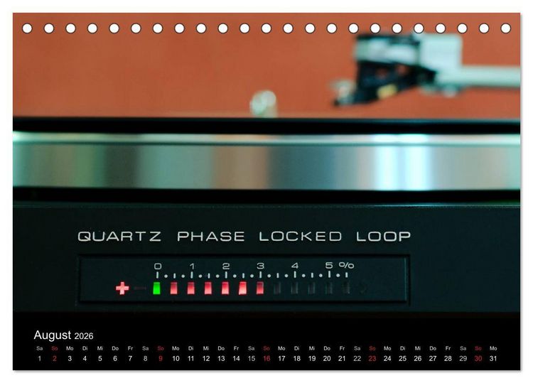 Produktbild: Vintage Turntables Made In Schwarzwald (Tischkalender 2026 DIN A5 quer), CALVENDO Monatskalender