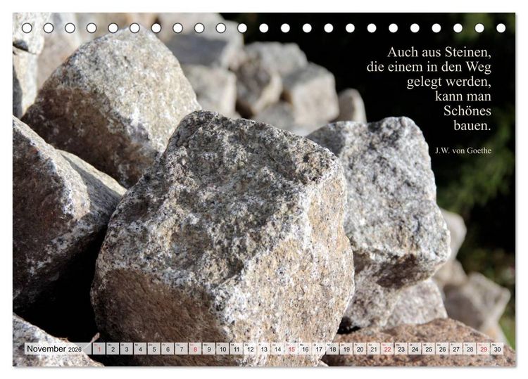 Produktbild: Weises (Tischkalender 2026 DIN A5 quer), CALVENDO Monatskalender