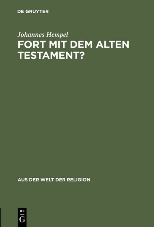 Produktbild: Fort mit dem Alten Testament?