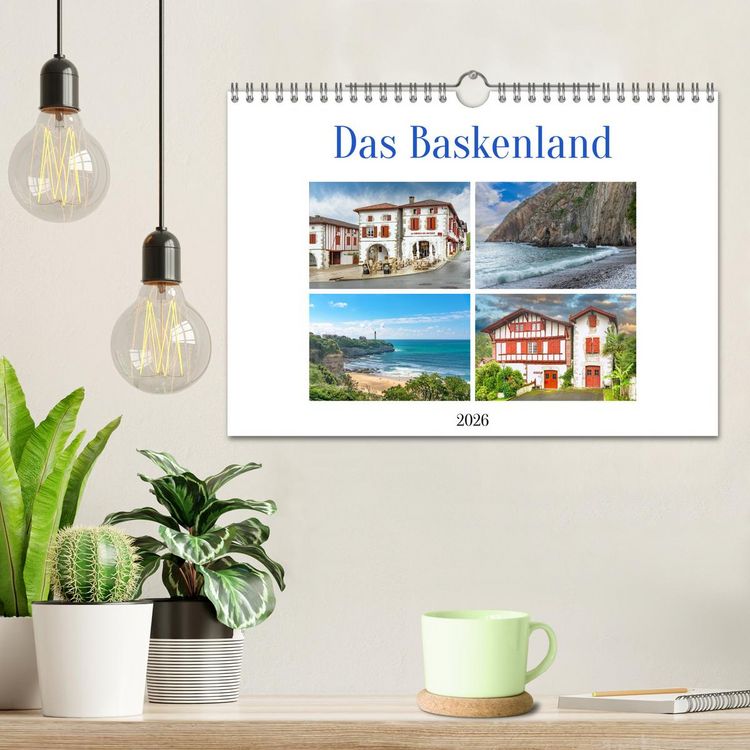 Produktbild: Das Baskenland (Wandkalender 2026 DIN A4 quer), CALVENDO Monatskalender