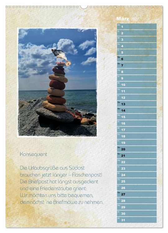 Produktbild: Wenn alle M&ouml;wen Emma hie&szlig;en... (Wandkalender 2027 DIN A2 hoch), CALVENDO Monatskalender