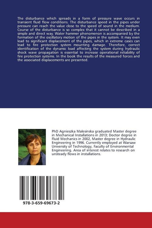 Produktbild: Final report from the study on water hammer in fire protection system