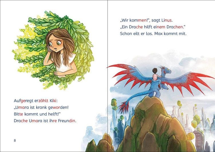 Produktbild: Lesel&ouml;wen 1. Klasse - Notfall im Drachenpark