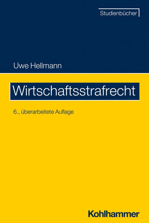 Produktbild: Wirtschaftsstrafrecht