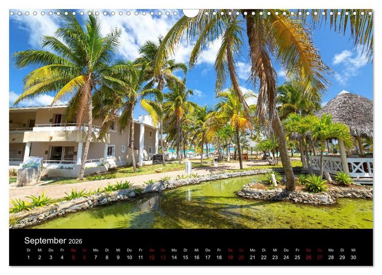 Produktbild: Kuba Varadero 2026 Leben im Paradies (Wandkalender 2026 DIN A3 quer), CALVENDO Monatskalender