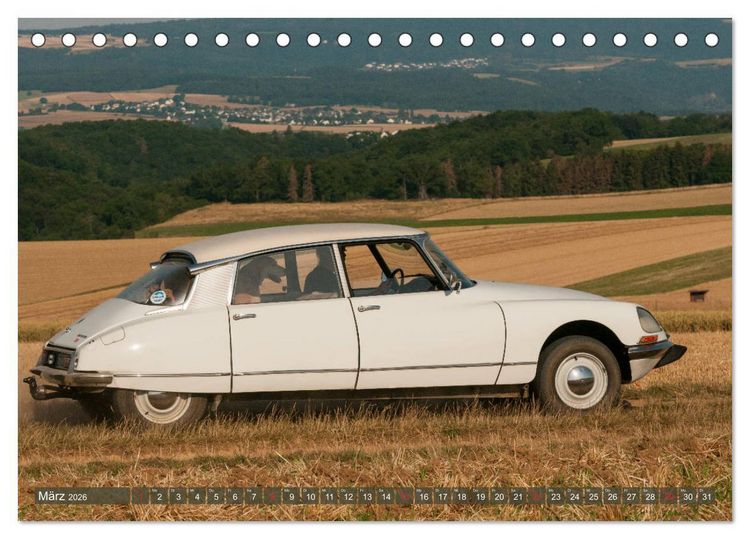 Produktbild: Citro&euml;n DS G&ouml;ttin im Mittelrheintal (Tischkalender 2026 DIN A5 quer), CALVENDO Monatskalender