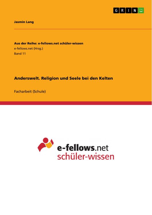 Produktbild: Anderswelt. Religion und Seele bei den Kelten