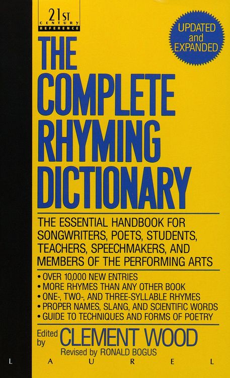 Produktbild: The Complete Rhyming Dictionary