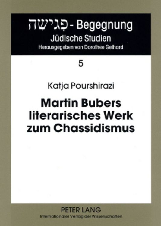 Produktbild: Martin Bubers literarisches Werk zum Chassidismus