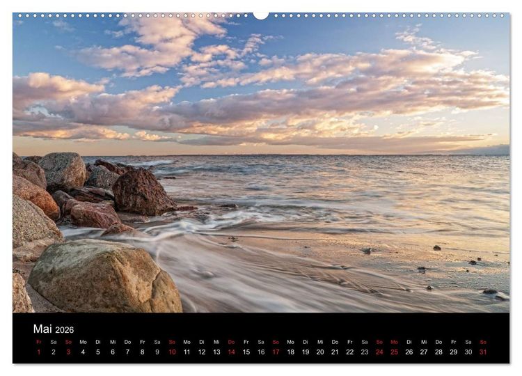 Produktbild: Ostsee erleben (hochwertiger Premium Wandkalender 2026 DIN A2 quer), Kunstdruck in Hochglanz