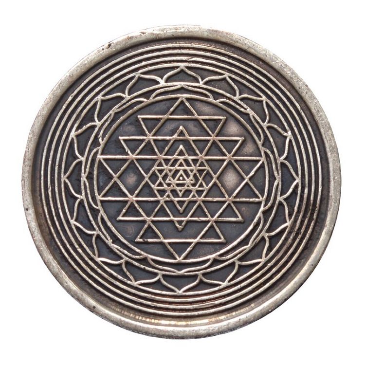 Produktbild: Gl&uuml;cksm&uuml;nze "Shri Yantra"