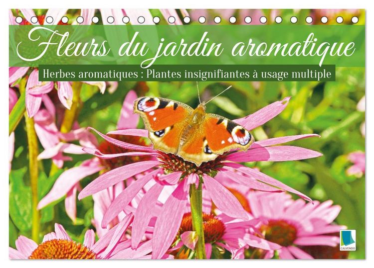 Produktbild: Fleurs du jardin aromatique (Calendrier de bureau 2027 DIN A5 vertical), CALVENDO calendrier mensuel