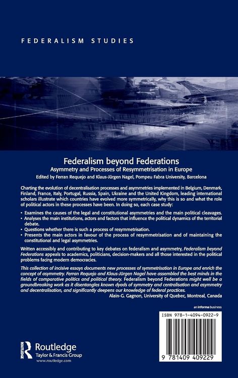 Produktbild: Federalism beyond Federations