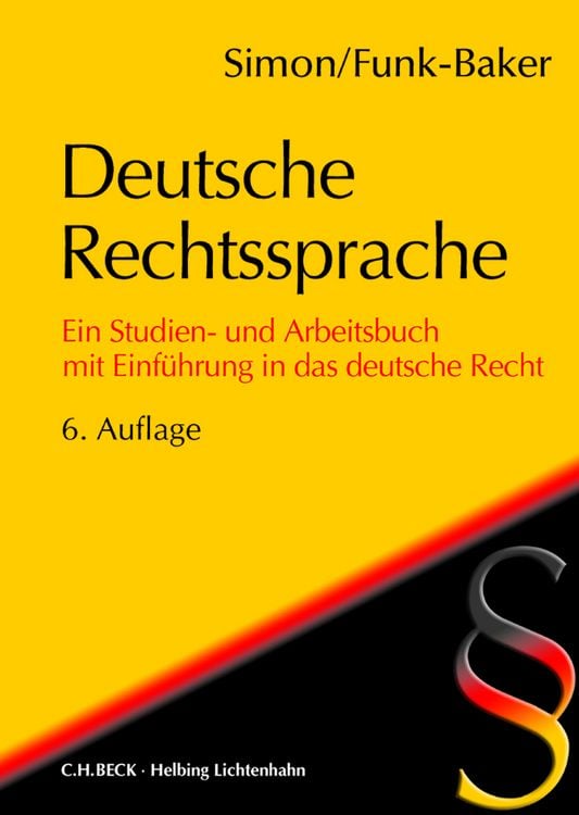 Produktbild: Deutsche Rechtssprache