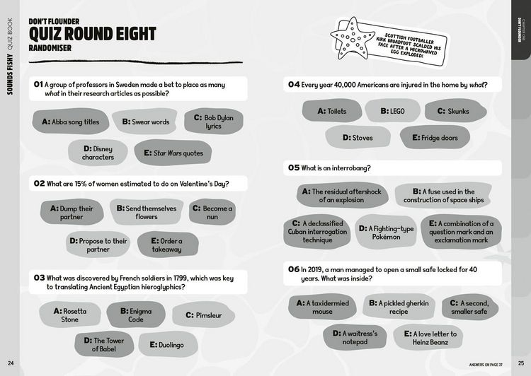 Produktbild: Sounds Fishy Quiz Book