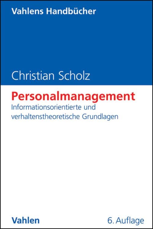 Bild vom Artikel Personalmanagement vom Autor Christian Scholz