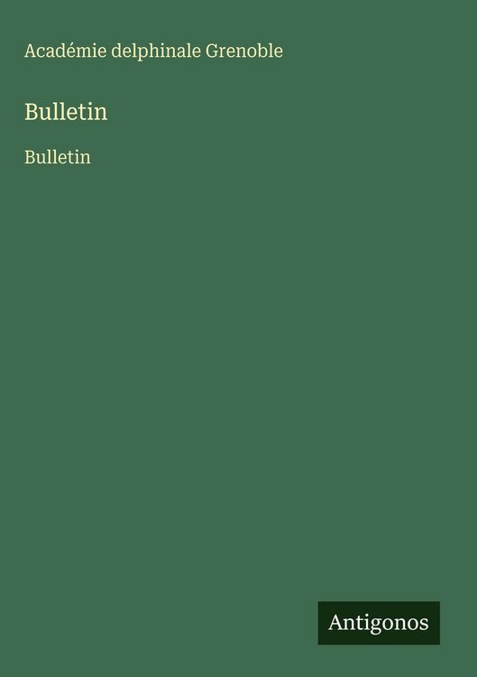 Produktbild: Bulletin