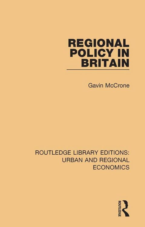 Produktbild: Regional Policy in Britain