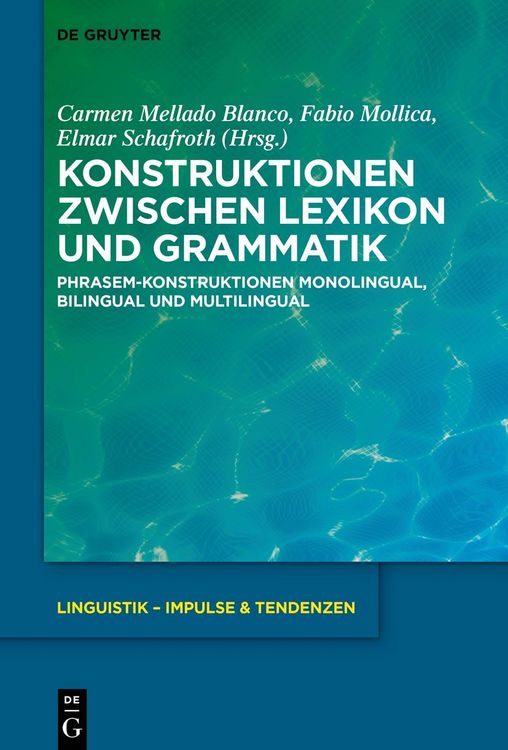 Produktbild: Konstruktionen zwischen Lexikon und Grammatik