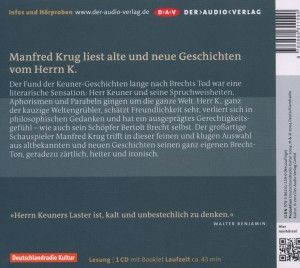 Produktbild: Geschichten vom Herrn Keuner