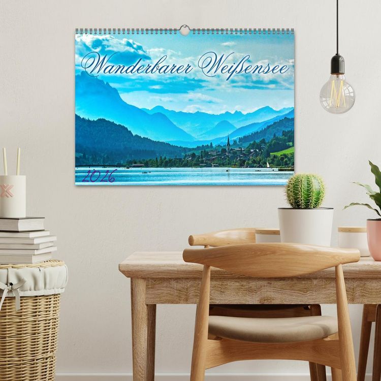 Produktbild: Wanderbarer Wei&szlig;ensee (Wandkalender 2026 DIN A3 quer), CALVENDO Monatskalender